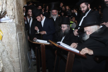 ביקור רבנים ואדמורים ביום ג'  חול המועד סוכות תשע"ט