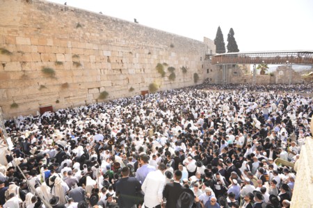ברכת כהנים סוכות תשע"ח בכותל המערבי