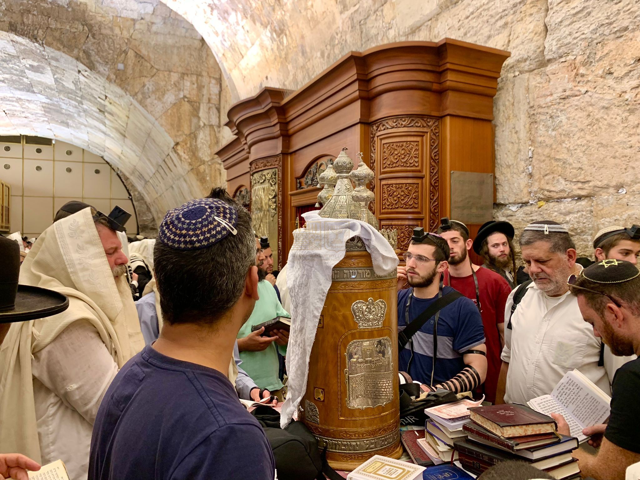 Tisha B’Av end of the fast at the Western Wall The Western Wall