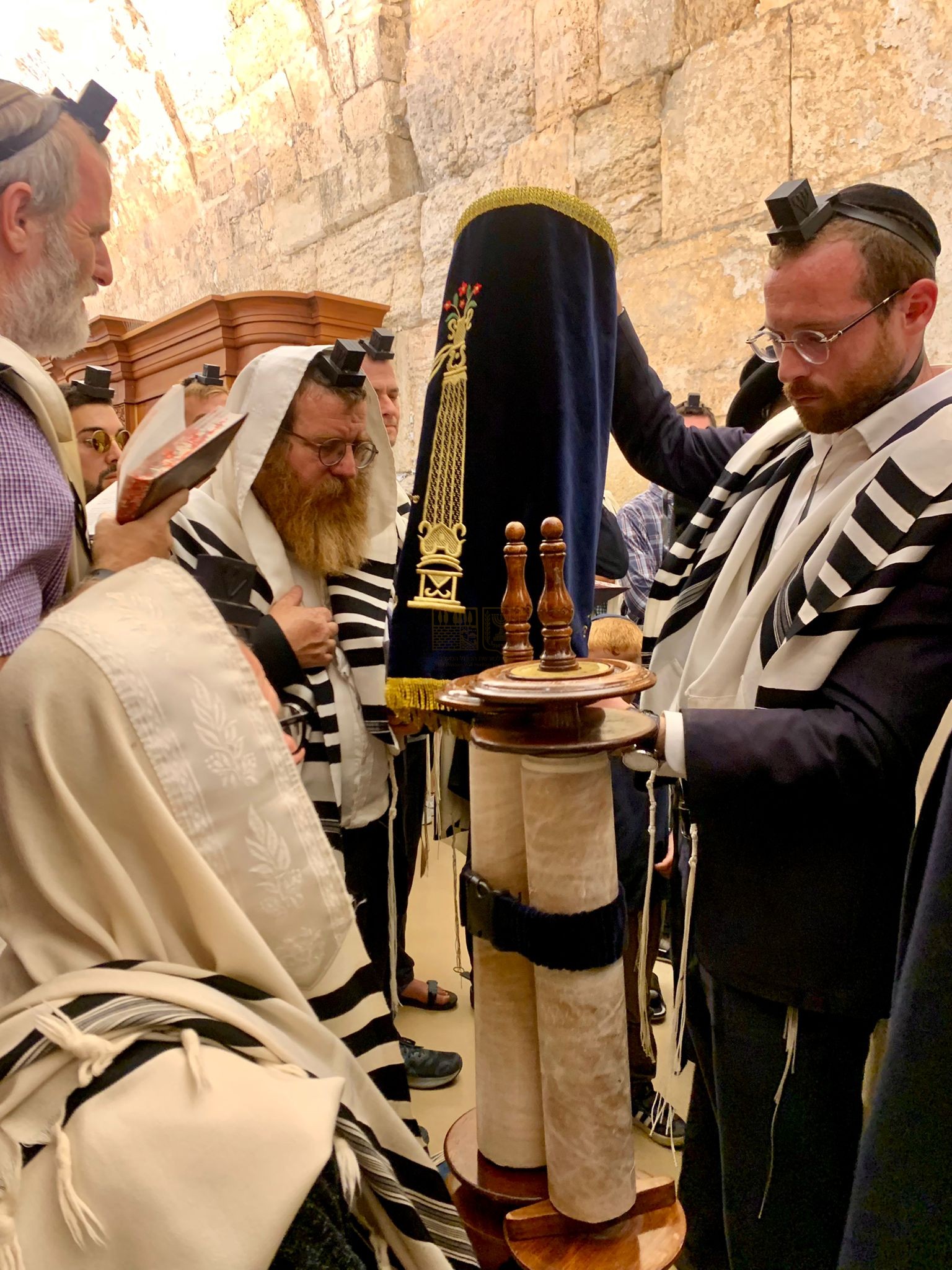 Tisha B’Av end of the fast at the Western Wall The Western Wall