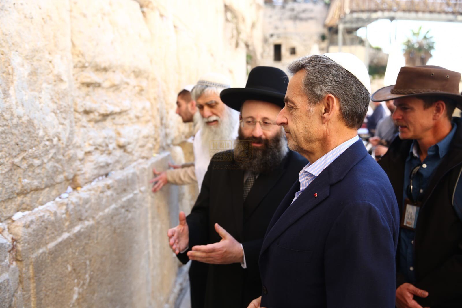 Former French President Nicolas Sarközy Visits the Western Wall - The ...