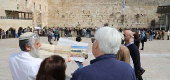 ראש עיריית בוורלי הילס בביקור בכותל המערבי ובסיור במנהרות הכותל