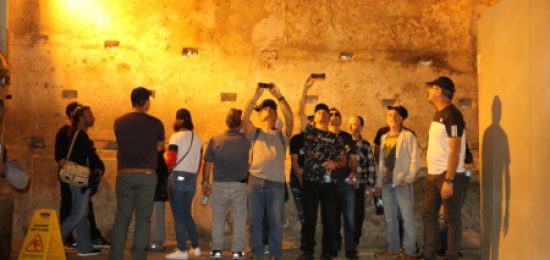 עובדי חברת מקורות בסיור במנהרות הכותל המערבי