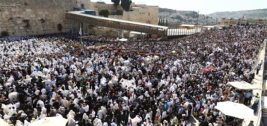 ברכת כוהנים בכותל המערבי