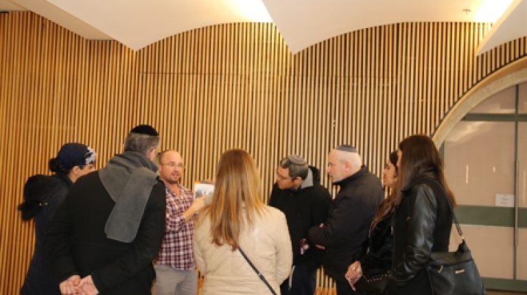 סיור לוועד עובדי שערי צדק בכותל המערבי
