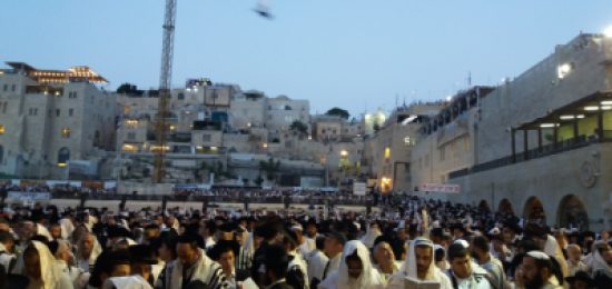 הושענא רבה בכותל המערבי