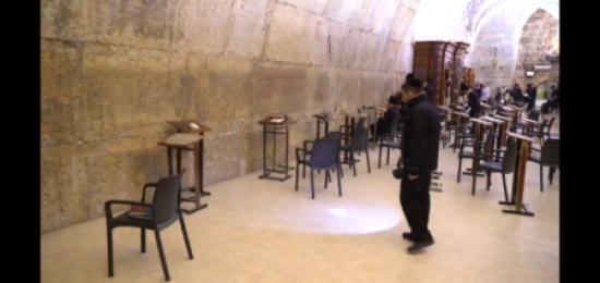 בדיקת חמץ בכותל המערבי ובמנהרות הכותל