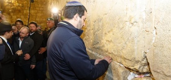 סגן ראש ממשלת איטליה בביקור בכותל המערבי
