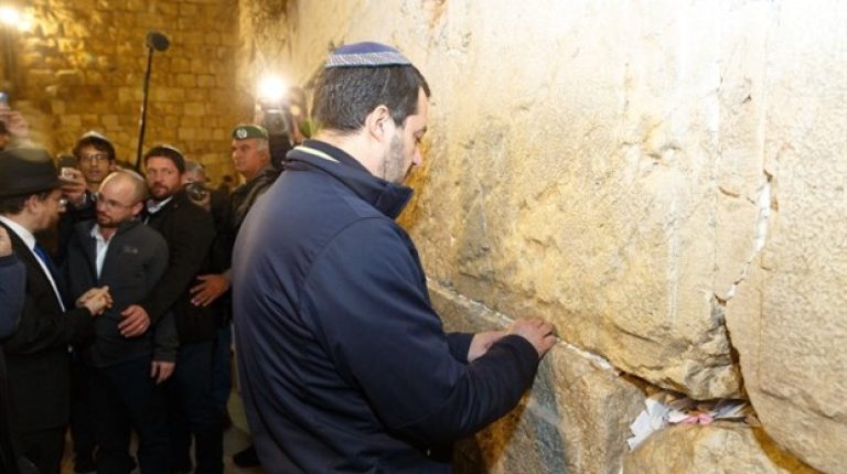 סגן ראש ממשלת איטליה בביקור בכותל המערבי