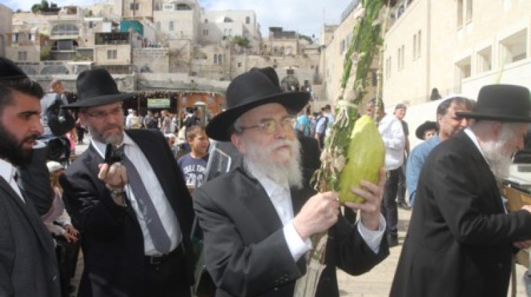 ביקור רבנים ואדמו"רים סוכות התשע"ח