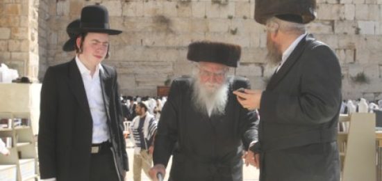 הרב שלמה פישר בכותל המערבי חול המועד פסח תשע"ח