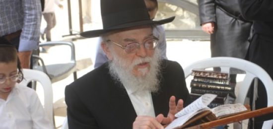 הרב  בנימין אלישיב בכותל המערבי חול המועד פסח תשע"ח