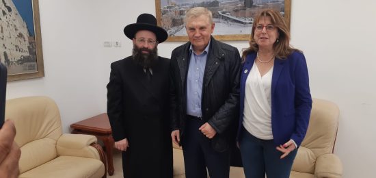 ביקור ראש עיריית ביאליסטוק בכותל המערבי