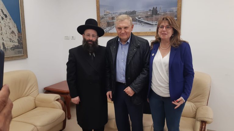 ביקור ראש עיריית ביאליסטוק בכותל המערבי