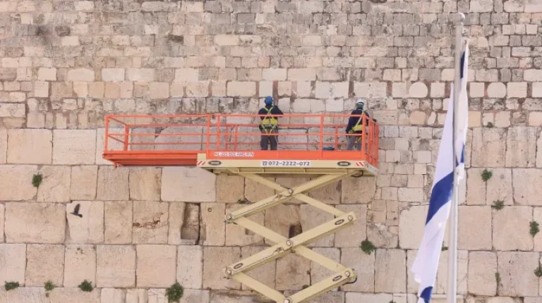 בדיקת אבני הכותל